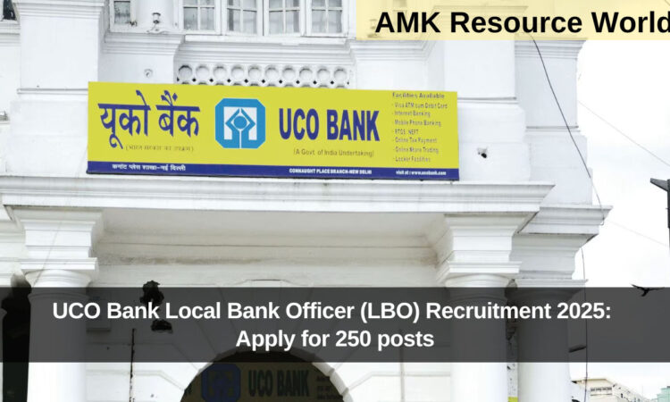 UCO Bank Local Bank Officer (LBO) Recruitment 2025