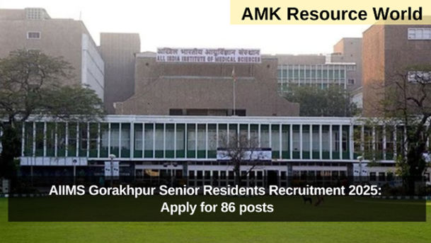 AIIMS Gorakhpur Senior Residents Recruitment 2025