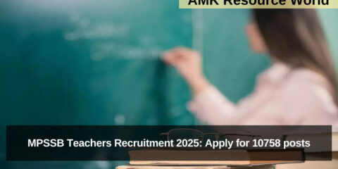 MPSSB Teachers Recruitment 2025: Apply for 10758 posts