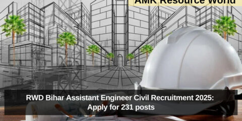 RWD Bihar Assistant Engineer Civil Recruitment 2025: Apply for 231 posts