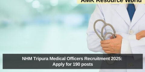 NHM Tripura Medical Officers Recruitment 2025