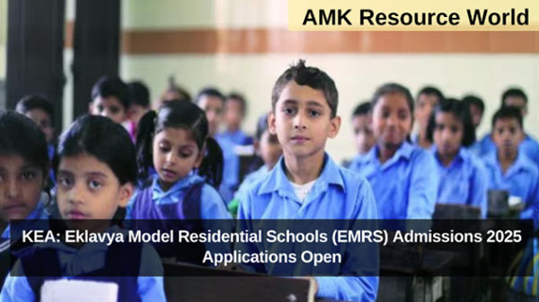 KEA: Eklavya Model Residential Schools (EMRS) Admissions 2025