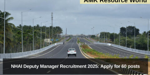 NHAI Deputy Manager Recruitment 2025: Apply for 60 posts