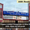 Hindustan Copper Limited Chargeman, & Other Recruitment 2025: Apply for 103 posts