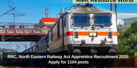 RRC, North Eastern Railway Act Apprentice Recruitment 2025: Apply for 1104 posts