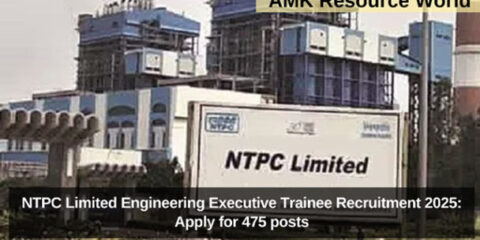 NTPC Limited Engineering Executive Trainee Recruitment 2025: Apply for 475 posts