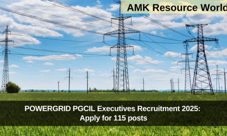 POWERGRID PGCIL Executives Recruitment 2025: