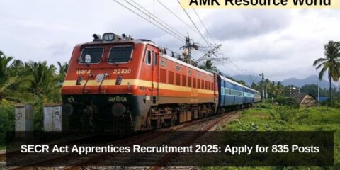 SECR Act Apprentices Recruitment 2025: Apply for 835 Posts