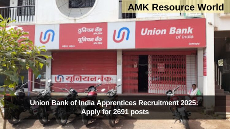 Union Bank of India Apprentices Recruitment 2025: Apply for 2691 posts