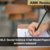 KSEAB: SSLC Social Science 4 Set Model Papers 2025 key answers released