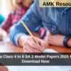 Karnataka Class 4 to 8 SA 2 Model Papers 2025 Released, Download Now