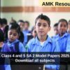 Karnataka Class 4 and 5 SA 2 Model Papers 2025 Released, Download all subjects