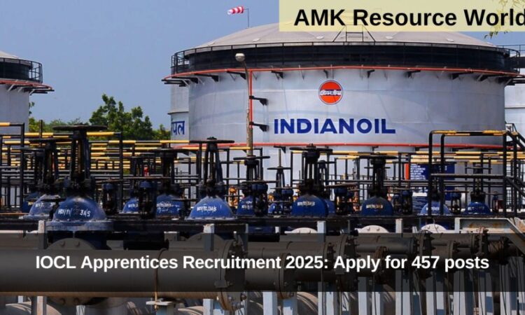 IOCL Apprentices Recruitment 2025: Apply for 457 posts