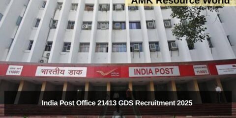 India Post Office 21413 GDS Recruitment 2025 application status window opened