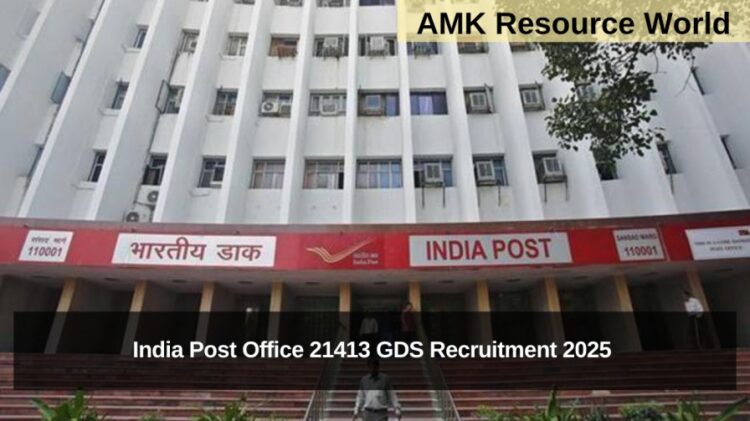 India Post Office 21413 GDS Recruitment 2025 application status window opened