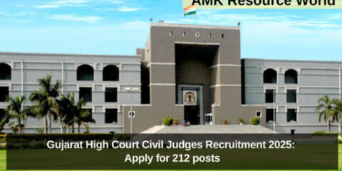 Gujarat High Court Civil Judges Recruitment 2025: Apply for 212 posts