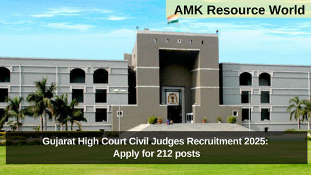 Gujarat High Court Civil Judges Recruitment 2025: Apply for 212 posts