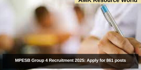 MPESB Group 4 Recruitment 2025: Apply for 861 posts