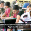 Tripura PSC Assistant Professor Recruitment 2025: Apply for 201 posts