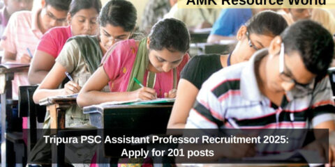 Tripura PSC Assistant Professor Recruitment 2025: Apply for 201 posts