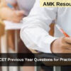 KCET Previous Year Questions for Practice 