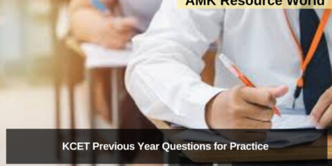 KCET Previous Year Questions for Practice 