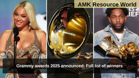 Grammy awards 2025 announced: Full list of winners