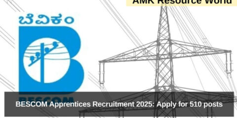 BESCOM Apprentices Recruitment 2025: Apply for 510 posts