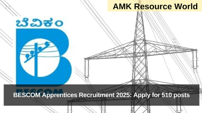 BESCOM Apprentices Recruitment 2025: Apply for 510 posts