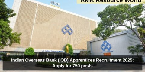 Indian Overseas Bank (IOB) Apprentices Recruitment 2025: Apply for 750 posts