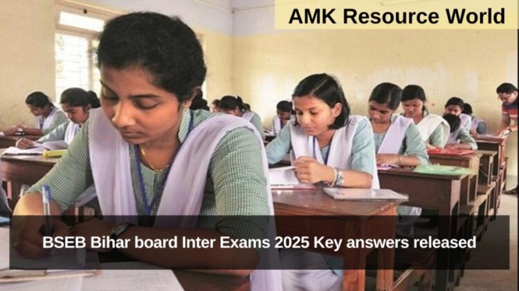 BSEB Bihar board Inter Exams 2025 Key answers released