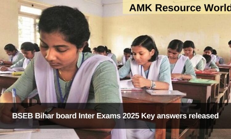 BSEB Bihar board Inter Exams 2025 Key answers released