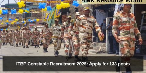 ITBP Constable Recruitment 2025: Apply for 133 posts