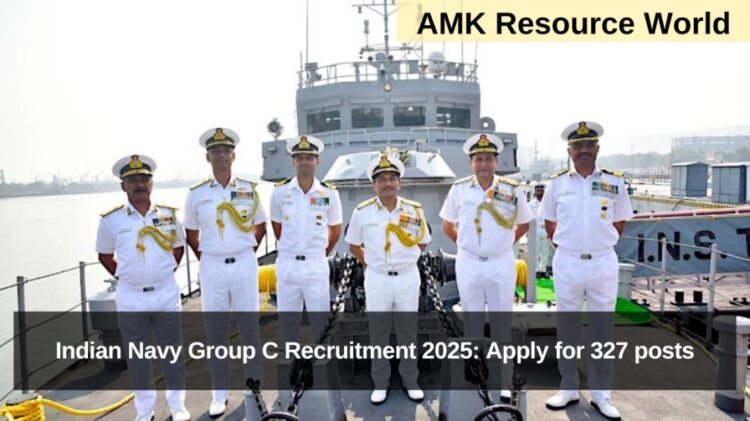 Indian Navy Group C Recruitment 2025: Apply for 327 posts