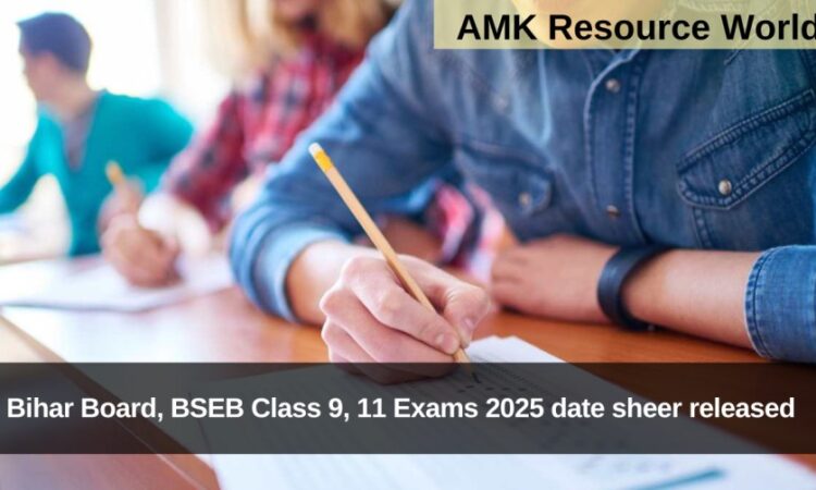 Bihar Board, BSEB Class 9, 11 Exams 2025 date sheer released 