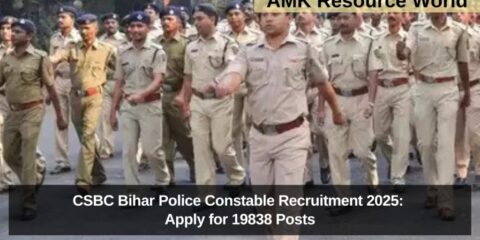 CSBC Bihar Police Constable Recruitment 2025: Apply for 19838 Posts