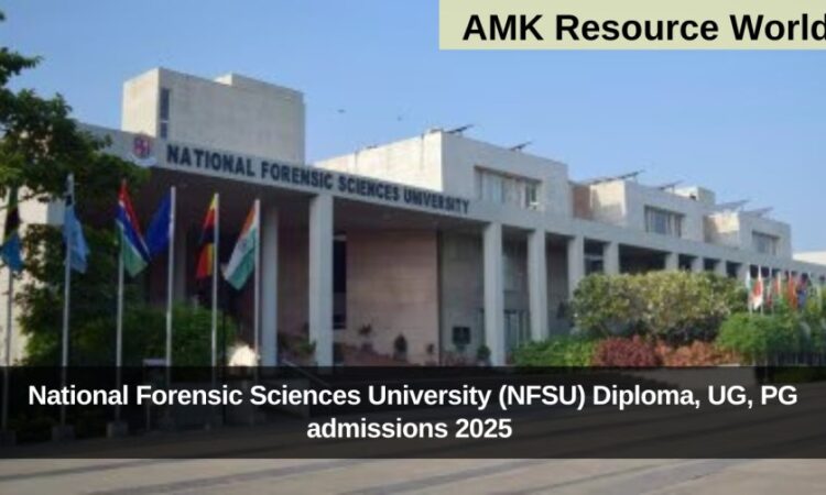 National Forensic Sciences University (NFSU) Diploma, UG, PG admissions 2025 Applications Open