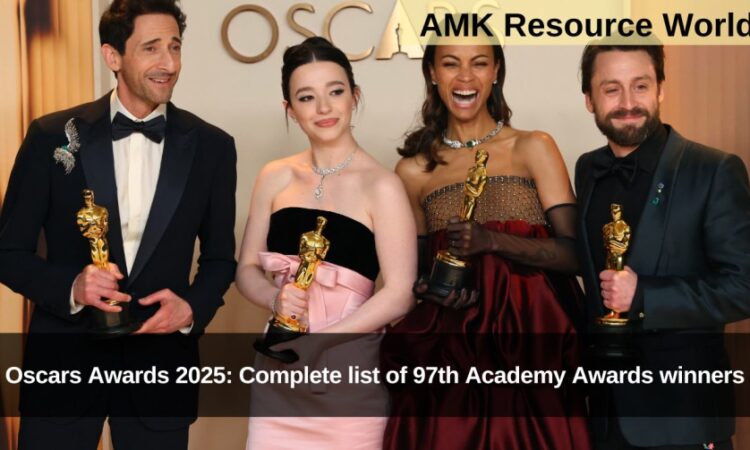 Oscars Awards 2025: Complete list of 97th Academy Awards winners
