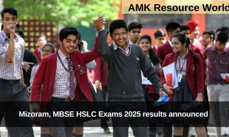 Mizoram, MBSE HSLC Exams 2025 results announced 