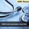 DNB Final Examination June 2025 Applications Open