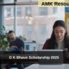 D K Bhave Scholarship 2025 Applications Open 