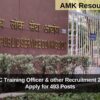 UPSC Training Officer & other Recruitment 2025: Apply for 493 Posts