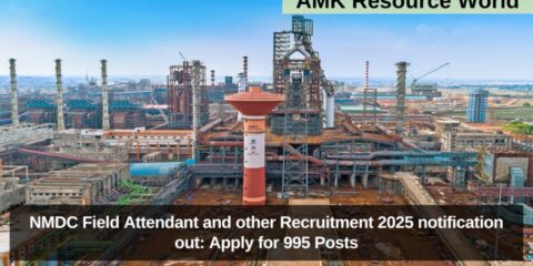 NMDC Field Attendant and other Recruitment 2025 notification out: Apply for 995 Posts