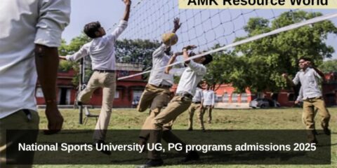 National Sports University UG, PG programs admissions 2025 Applications Open