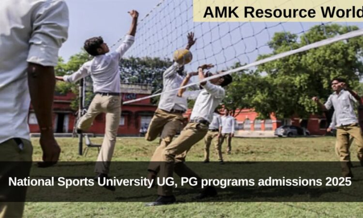 National Sports University UG, PG programs admissions 2025 Applications Open