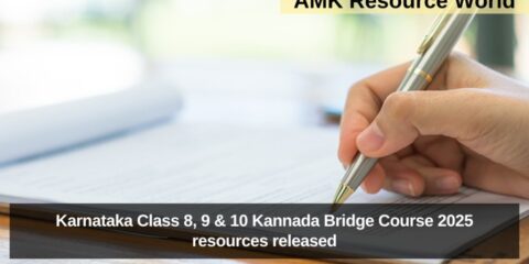 Karnataka Class 8, 9 & 10 Kannada Bridge Course 2025 resources released