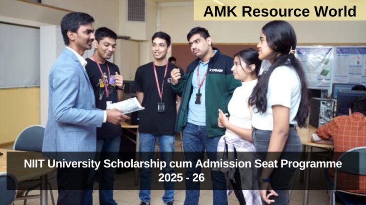 NIIT University Scholarship cum Admission Seat Programme 2025 - 26 Applications Open