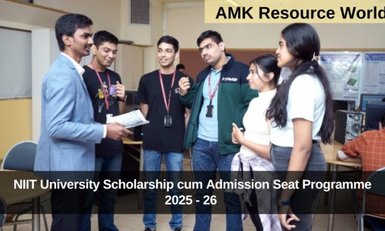 NIIT University Scholarship cum Admission Seat Programme 2025 - 26 Applications Open