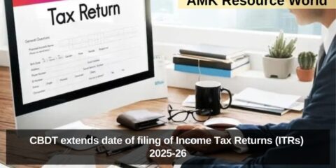 CBDT extends date of filing of Income Tax Returns (ITRs) 2025-26