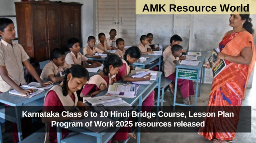 karnataka-class-6-to-10-hindi-bridge-course-lesson-plan-program-of